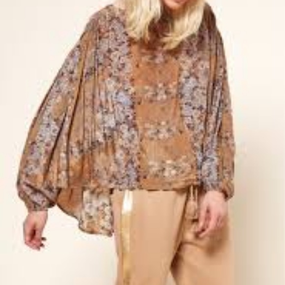 Mes Demoiselles Silk Jethro Blouse - brand new